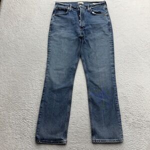 Citizens of Humanity Jolene High Rise Slim Straight Jeans Blue Button Fly 28